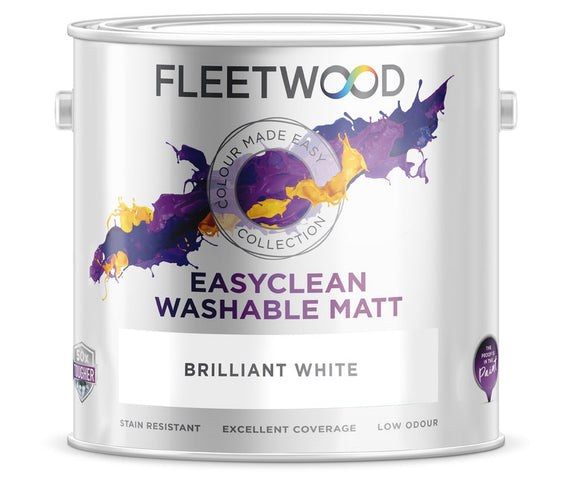 Fleetwood Easy Clean Brilliant White 2.5Ltr