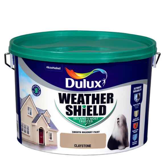Dulux Weathershield Smooth Masonry Claystone 10L
