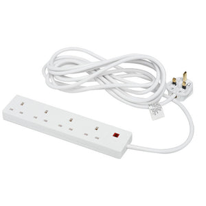 Extension Lead - 4 Gang 2M Surge Protected