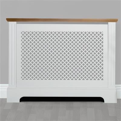 Tema Georgian Rad Cab 2 Tone White & Oak Small