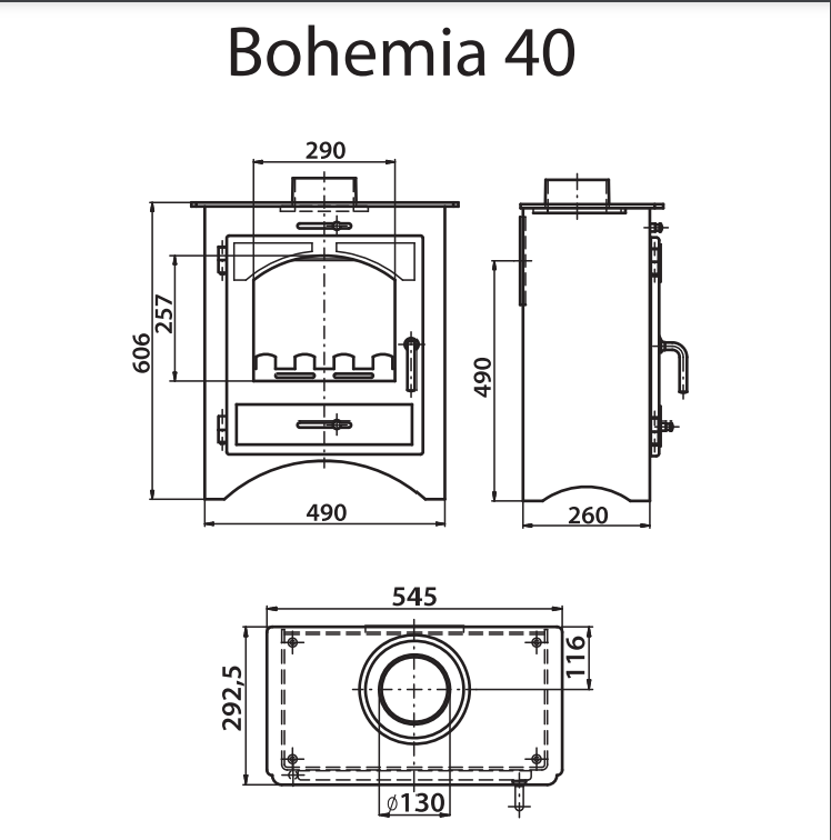 Bohemia 40 Stove