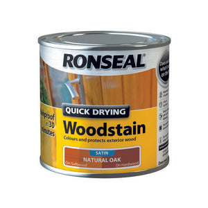 Quick Drying Woodstain 250ml Natural Oak