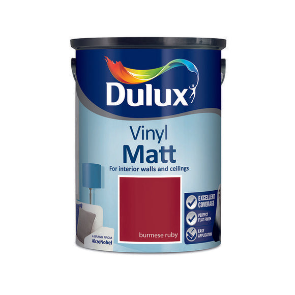 Dulux Vinyl Matt Burmese Ruby  5L