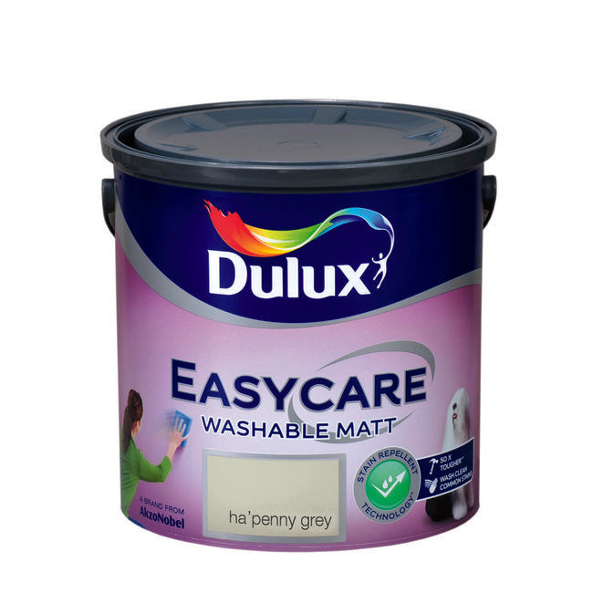 Dulux Easycare Ha'Penny Grey 2.5L