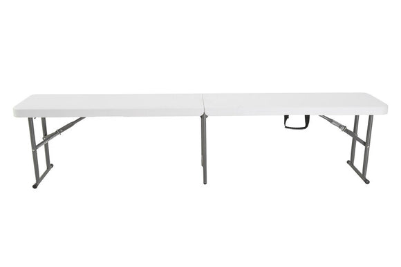 White Party Folding 6ft Bench