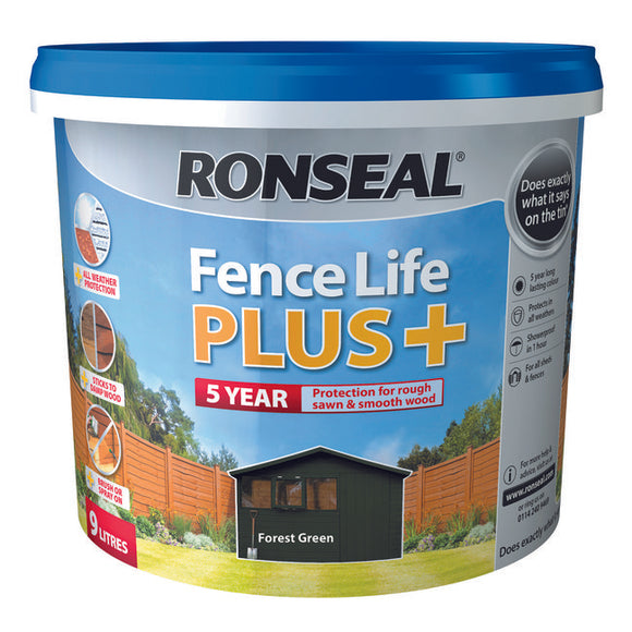 Fence Life Plus 9L Forest Green