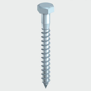 Timco Coach Screws - Hex - Zinc