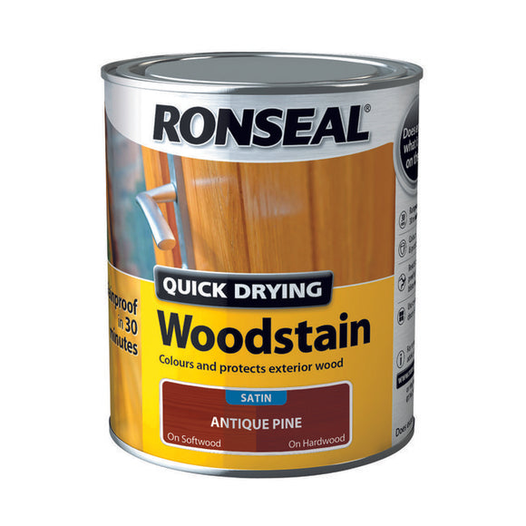 Quick Drying Woodstain 750ml Antique Pine