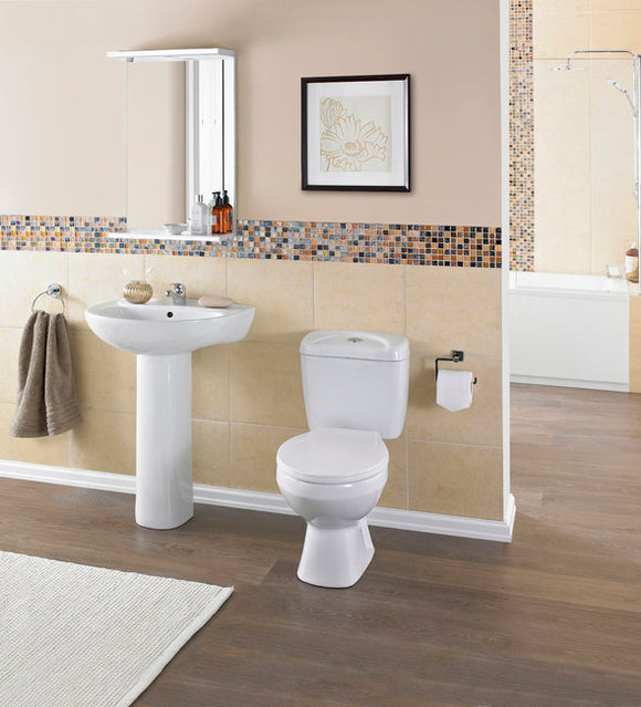 Melbourne 4 Piece Set - Basin, Pedestal, Pan & Cistern