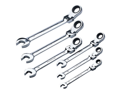 Faithfull 6 Piece Ratchet Spanner Set