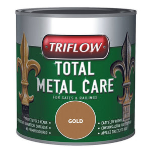 Triflow Metal Care For Gates & Railings 250ml Gold Hammered
