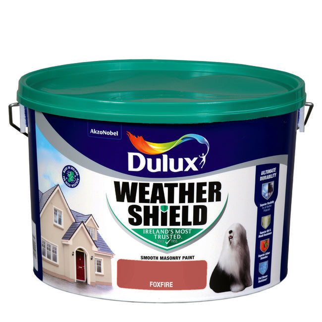Dulux Weathershield Foxfire 10L – O'Keeffe's Hardware