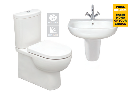 Sonas Tonique En-Suite-Semi Pedestal - *Special Offer