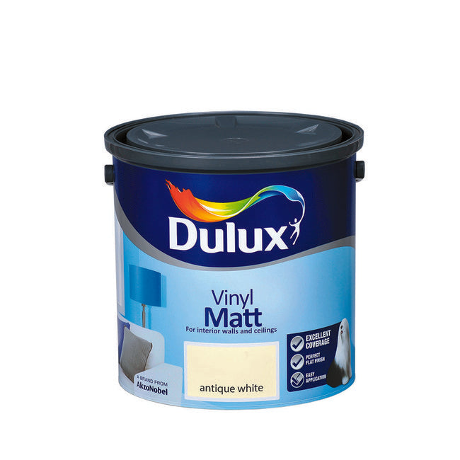 Dulux Vinyl Matt Antique White 2.5L