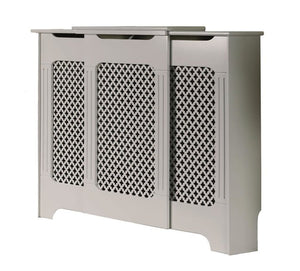 Classic Adjustable White Rad Cover Large