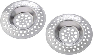 Wenko Drain Sieve stainless steel pair