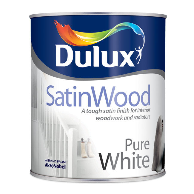 Dulux Easycare Satinwood Pure White 750ml