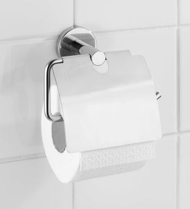 Bosio shine s/s shiny Toilet Paper Holder w. cover