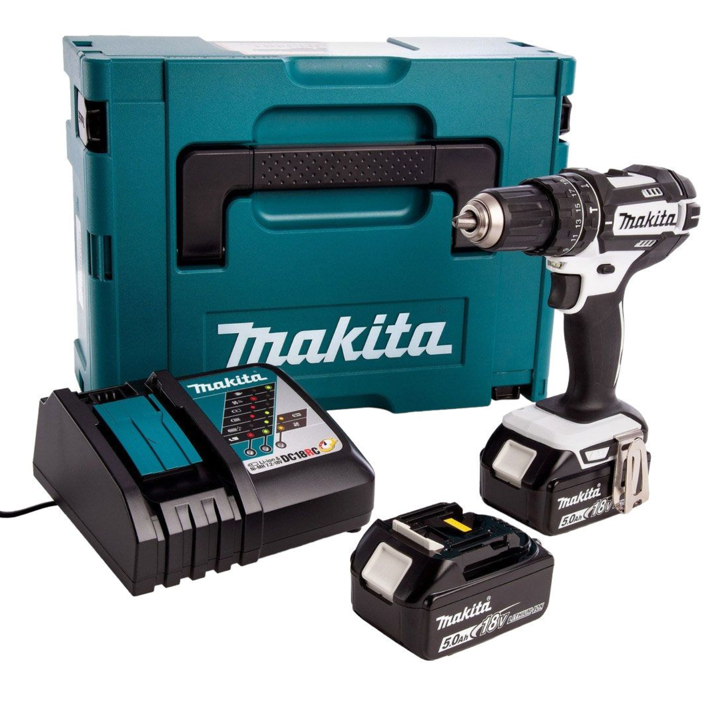 Makita Drill 18V Li-Ion DHP482RTW
